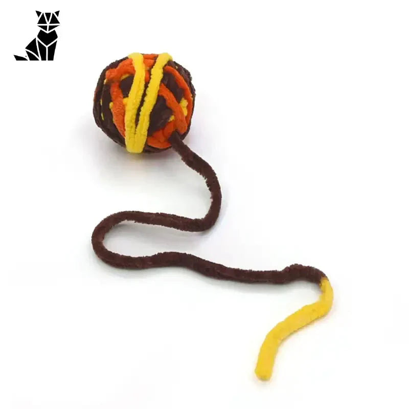 Balle interactive pour chat : Jouets à mâcher et à taquiner - Jouet serpent à bonbons pour chats