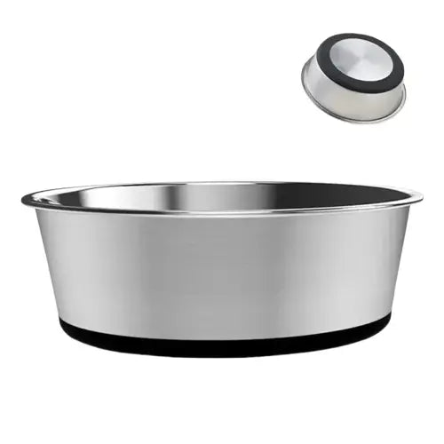 Gamelle pour chien en inox anti - dérapante colorée Transparent Background