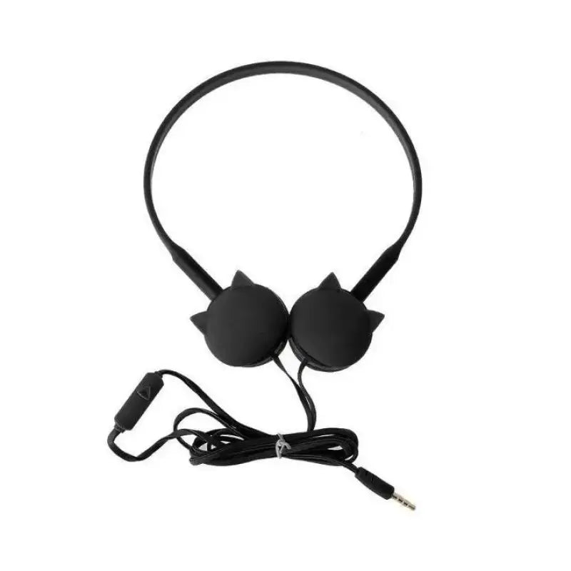 Casque Audio Aux Oreilles De Chat Pour Une écoute Exceptionnelle - Noir