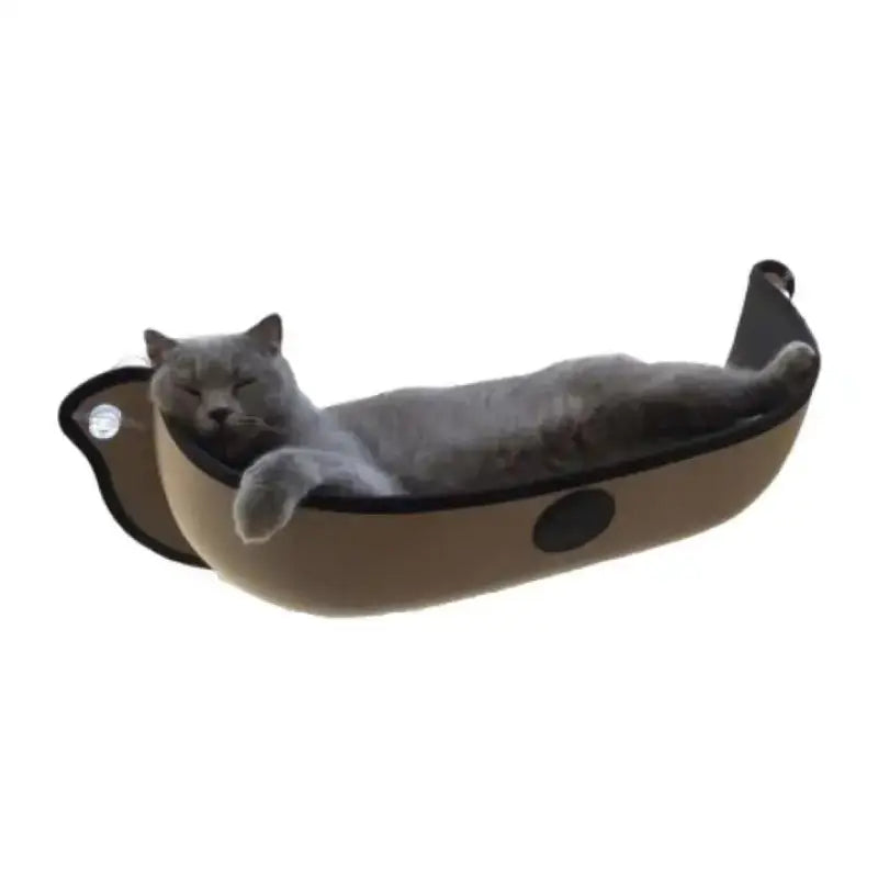 Hamac Pour Chat: Un Lit Douillet Avec Vue Panoramique Pour Félin - Beige