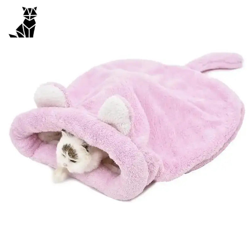 Panier Sac Douillet Pour Votre Chat Fidèle Et Comfort Optimal - Rose