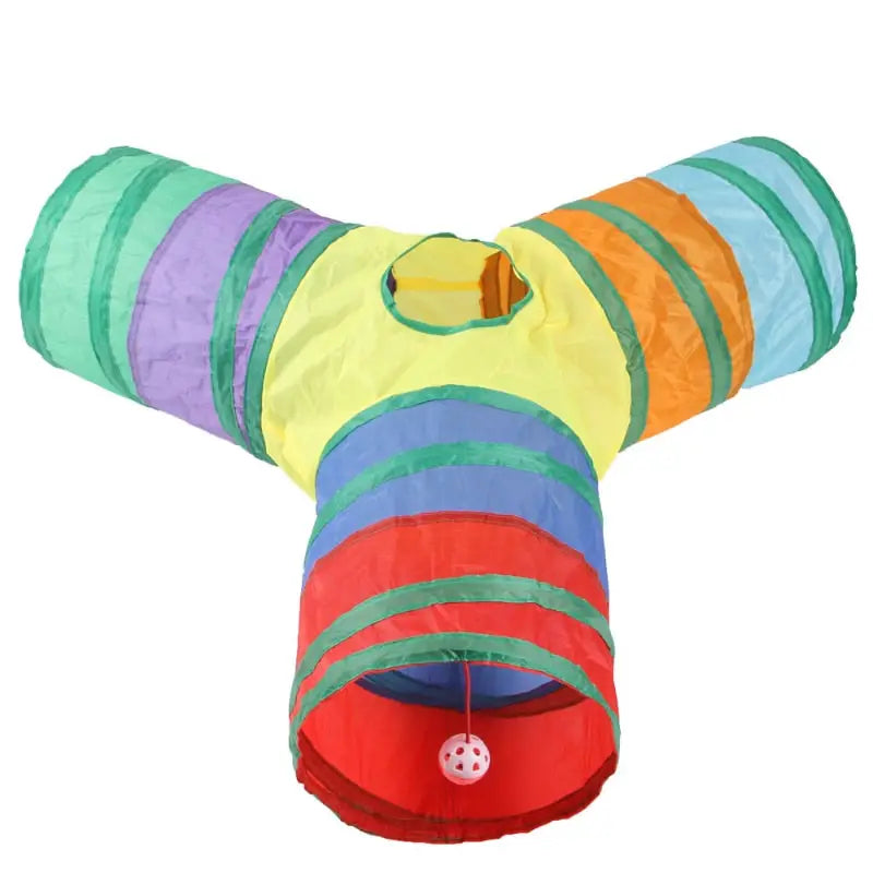 Cerf-volant coloré en forme d’oiseau, Tunnel de jeu pour chat - Amusement durable en nylon